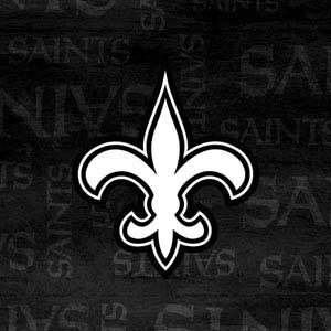 NFL New Orleans Saints Black & White Xbox 360 (Includes HDD) Skin